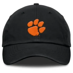NCAA Clemson Tigers Unstructured Black Tonal Cotton Hat