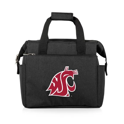 NCAA Washington State Cougars On The Go Lunch Cooler - Black 3 NCAA Washington State Cougars On The Go Lunch Cooler - Black