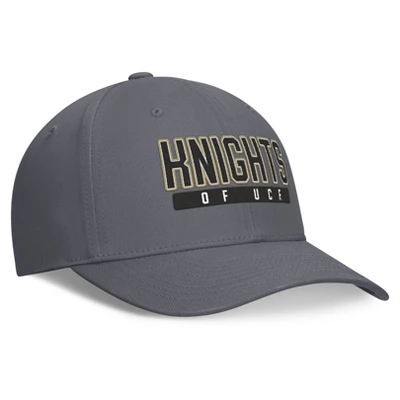 NCAA UCF Knights Cotton Twill Snapback Hat: Adjustable Solid Gray Mens Apparel 4 NCAA UCF Knights Cotton Twill Snapback Hat: Adjustable Solid Gray Mens Apparel - Image 2