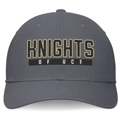 NCAA UCF Knights Cotton Twill Snapback Hat: Adjustable Solid Gray Mens Apparel 3 NCAA UCF Knights Cotton Twill Snapback Hat: Adjustable Solid Gray Mens Apparel
